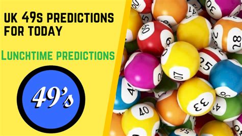 uk 49 lunch prediction today.